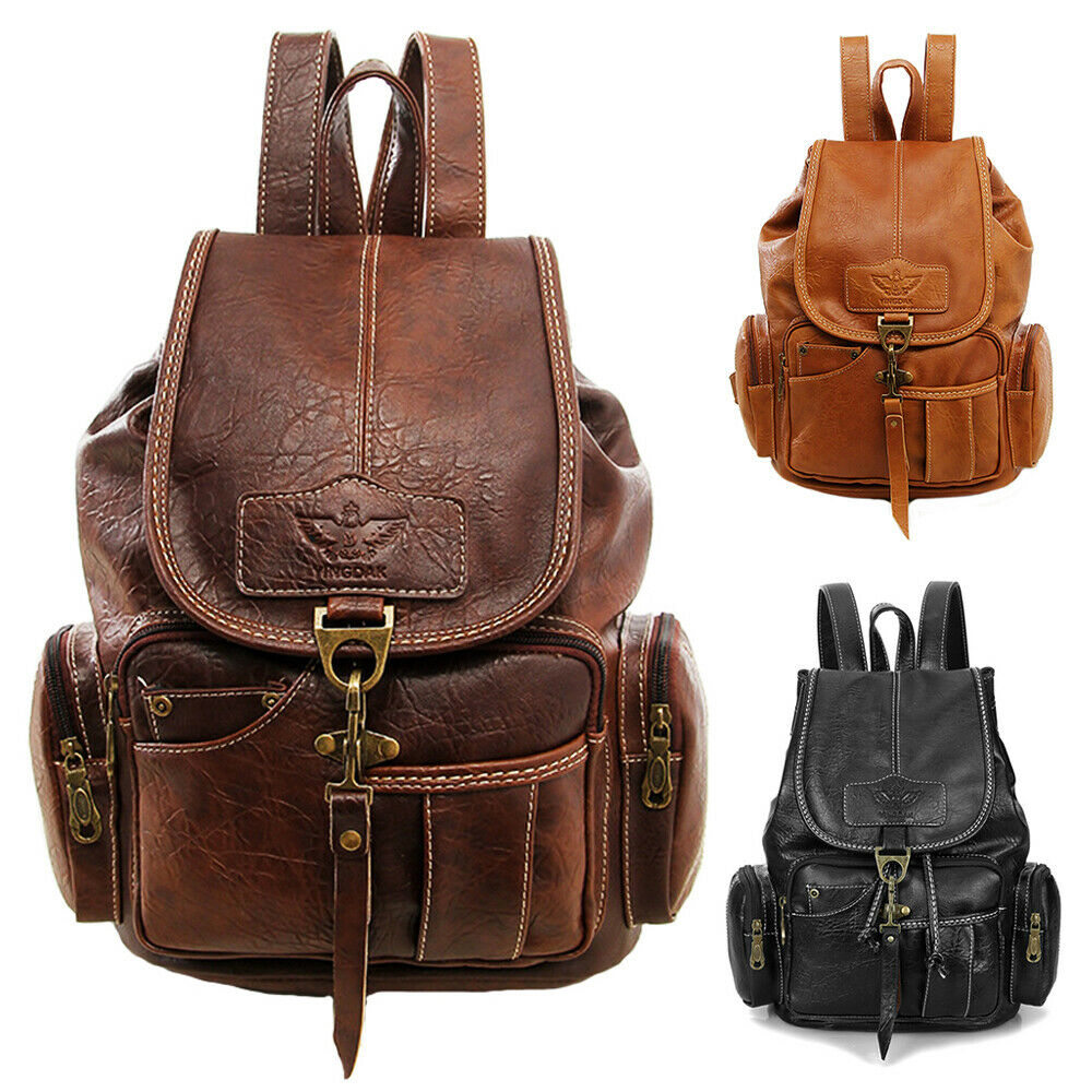 Fashion Women Backpack Leather Travel Hand Shoulder School Bag Satchel Rucksack