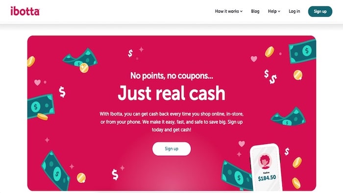 Ibotta home page